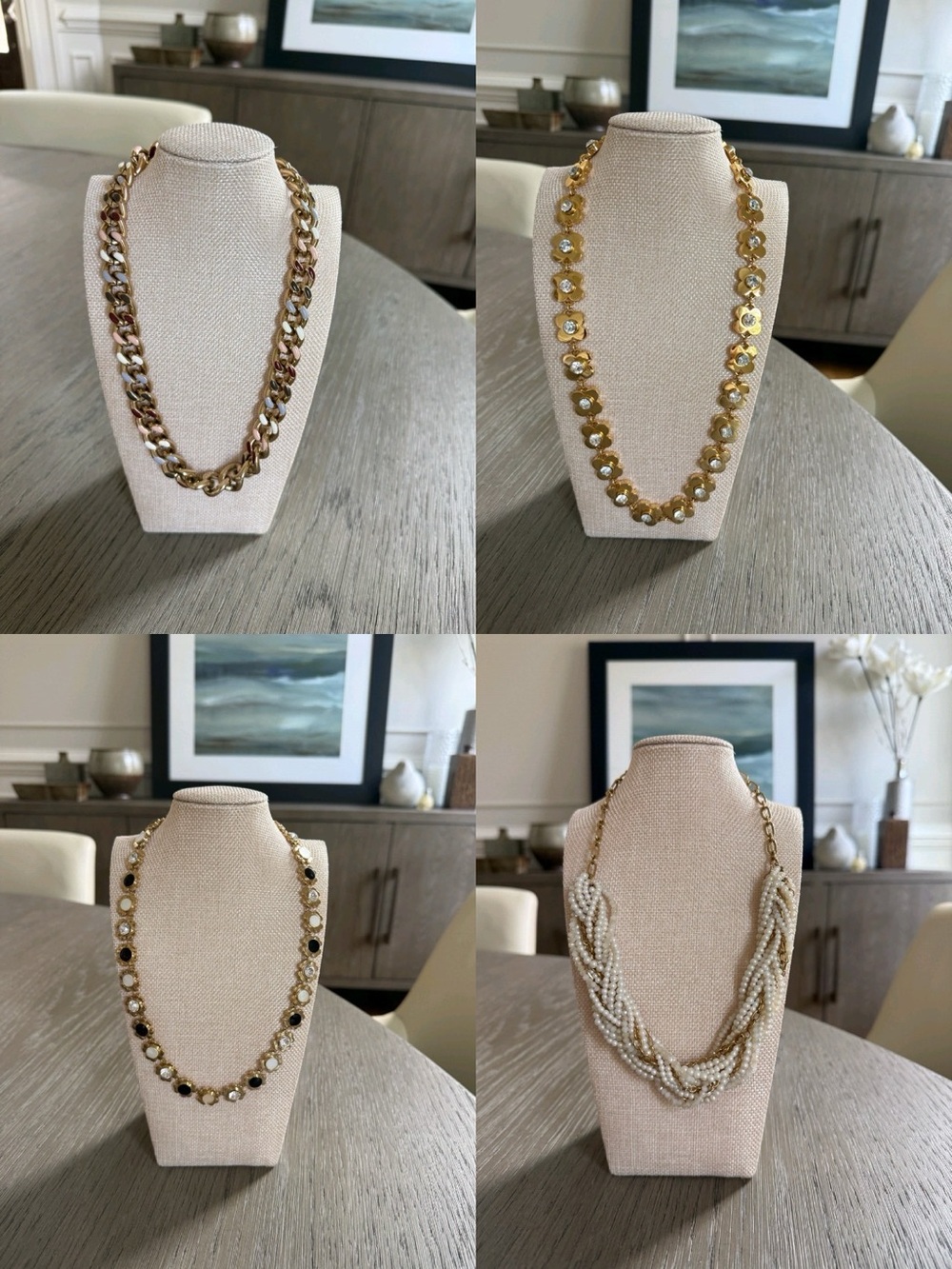 Ann Taylor statement necklaces - set of 4